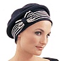Hats - Knitted Beret - JR Striped