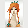 Lacey Wigs Pumpkin Girl Hat - AT9750