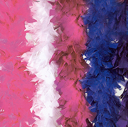 Fur and Feather Boas - Deluxe Feather Turkey Boa - Price: $22.99