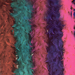 Fur and Feather Boas - Fashion Feather Boa - Solid Color - Price: $9.99