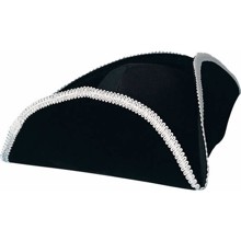 Hats - Velvet Tricorn Hat - Price: $28.99