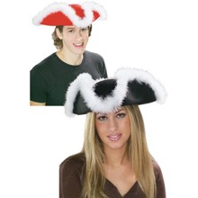 Hats - Cavalier Black Tri-Corn Hat Assortment - Price: $11.25