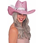 Hats - Pink Sequin Cowgirl Hat