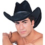 Hats - Black Velour Cowboy Hat