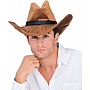 Hats - Brown Velour Cowboy Hat