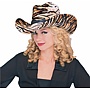 Hats - Tiger Print Cowboy Hat
