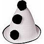Hats - Clown Hat - Black & White