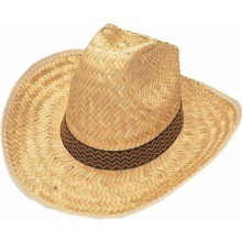 Hats - Straw High Crown Western Hat - Price: $5.00