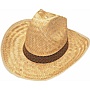 Hats - Straw High Crown Western Hat