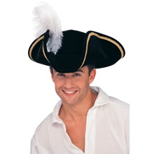 Hats - Tricorn Buccaneer Hat - Price: $15.99