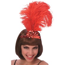 Hats - Feathered Can-Can Tiara - Price: $9.00