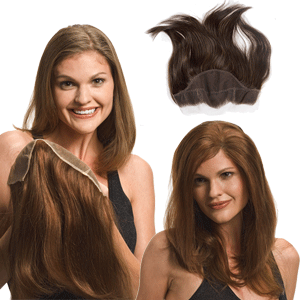 Wig Pro Wigs - Invisible Front  (Human hair front lace hairpiece) - Discount Price