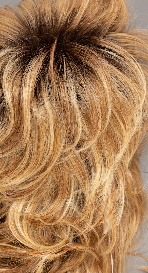 SS29/20 - Strawberry Blonde - Strawberry Blonde Highlighted with Light Golden Blonde with Darkest Brown Roots (+$3.00)