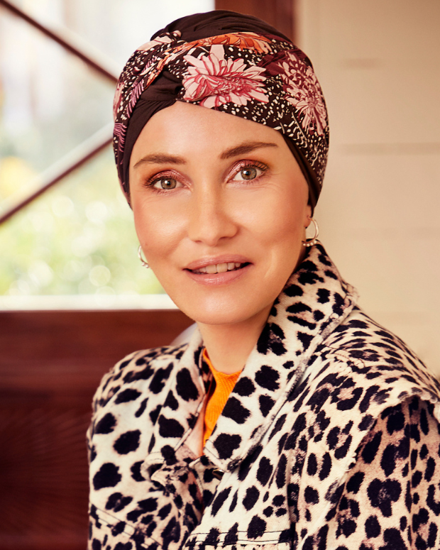 Shakti Turban With Printed Headband - 1520, By Christine Headware