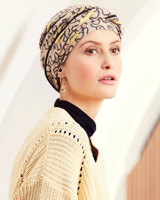 Emmy V Printed Turban - 1481, By Christine Headware