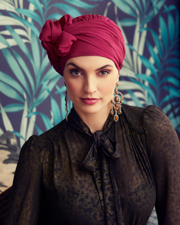 Sapphire Boho Turban Set - 3001, By Christine Headware