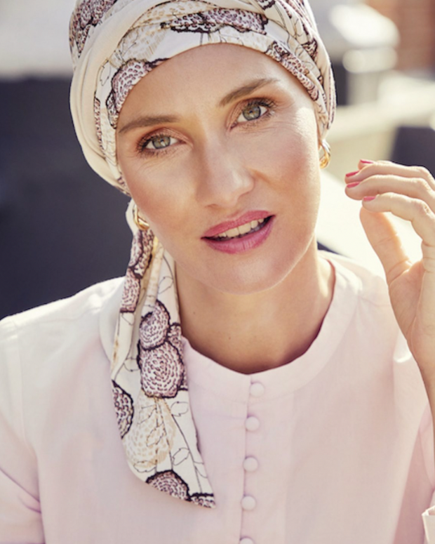 Beatrice Turban With Ribbons - 1419, By Christine Headware