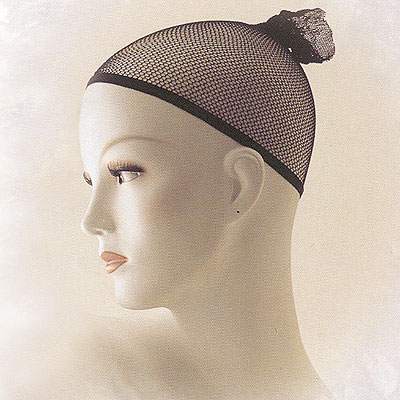 Wig Cap (Fishnet) - Black or Tan, By Accessories