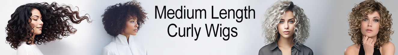 Medium Length, Curly Hair