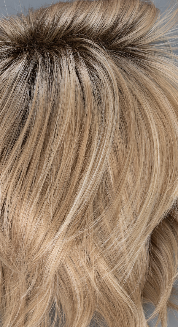 Mocha H - Dark Blond with with Very Light Blonde Highlights and Dark Brown Roots (+$5.00)