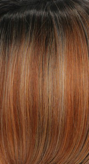 STTB1B/248 - Light Blond, Golden Blond and Light Auburn with Off Black Roots (1B)