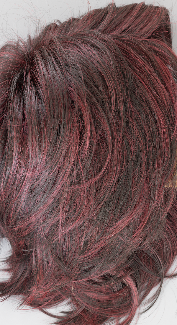  1B/Burg - Black with Burgundy Highlights