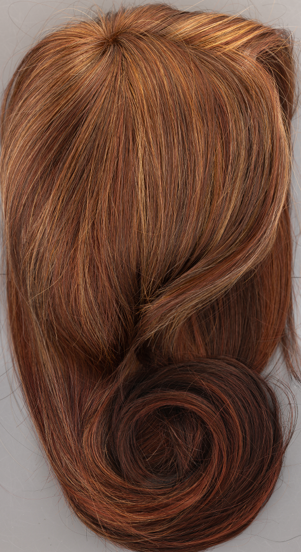 32F - Natural Auburn & Med Auburn-Gold Blonde Blend w/ Dark Auburn Nape