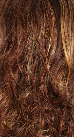 R32/33/40F - Light Auburn with Dark Auburn and Dark Golden Blond Highlights 