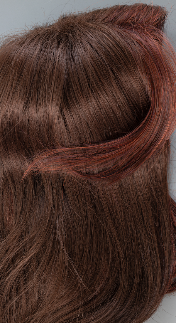 Cherrywood - Dark Auburn with Bright Auburn Highlights