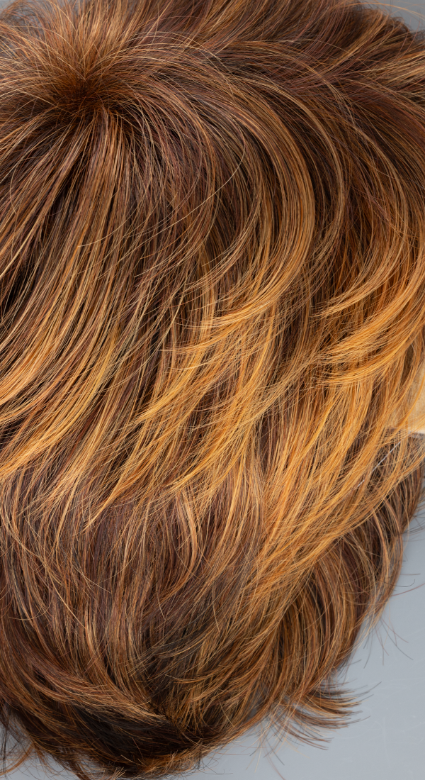 R3329S+ - Glazed Auburn - Deep Auburn Base Blended with Darkest Brown and Butterscotch