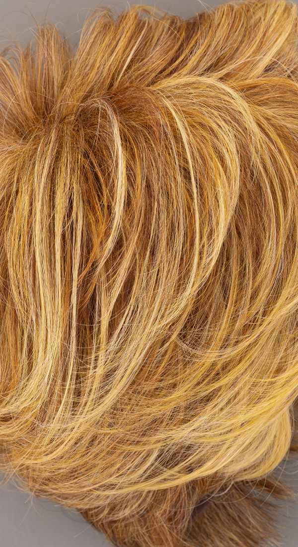 RL29/25 - Golden Russet - Medium Auburn Highlighted with Light Butterscotch Blonde with slighly darker Nape