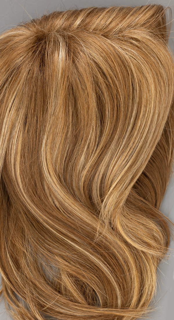 Maple Sugar - Light Reddish Brown with Gold Blonde highlights