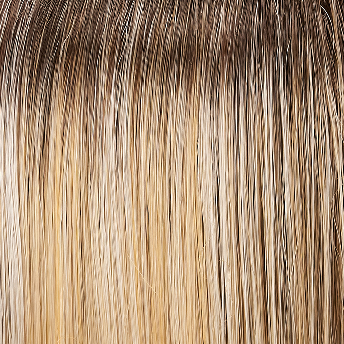 12FS8 - HH Shaded Praline - Med Natural Gold Blonde, Lt Gold Blonde, Pale Natural Blonde Blend, Shaded w/ Dk Brown