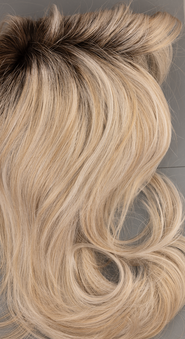 Silky Beigh - Platinum Blond and Neutral Blond with Dark Roots