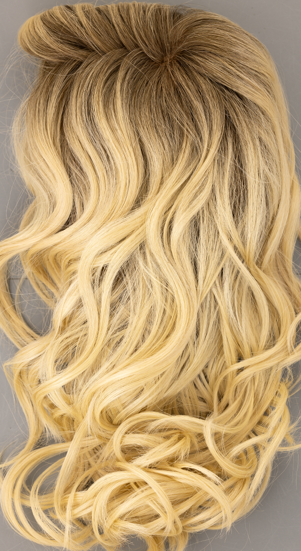 SS613 - Shaded Platinum - A Very Light Golden Platinum Blonde with Dark Roots (+$3.00)