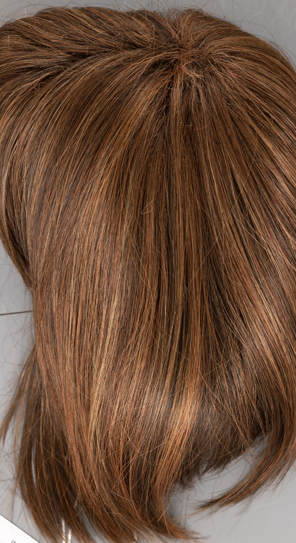 Ginger H - Ginger Brown with Light Auburn Highlights