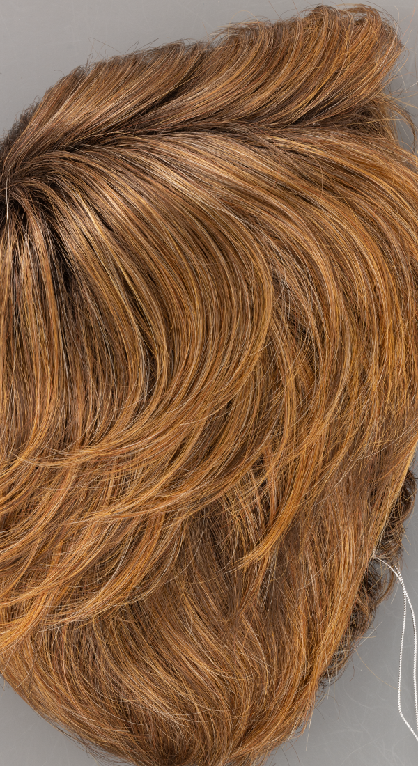 GL 8/29SS - Rooted Hazelnut - Chestnut Brown blended with Medium Auburn with Dark Roots (+$3.00)