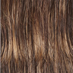  4/16CH - Very Dark Brown with Chunky Highlights of Honey Blonde