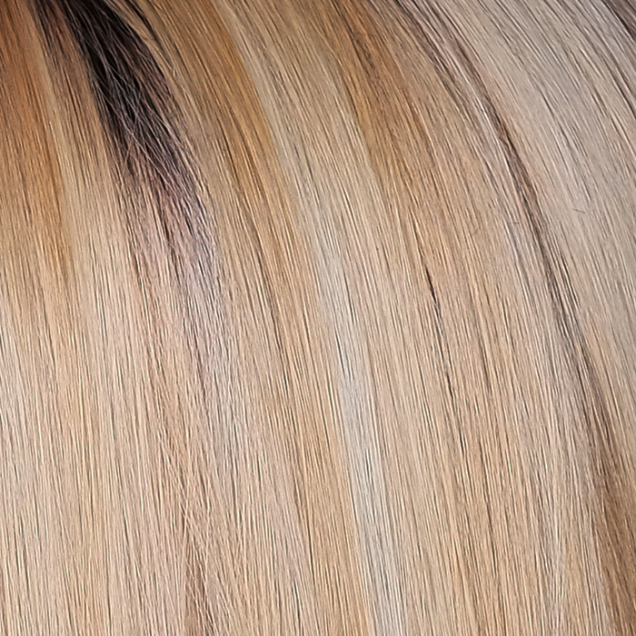Sugar Cookie with Hazelnut - Golden Blond and Honey Blonde with Dark Brown Roots