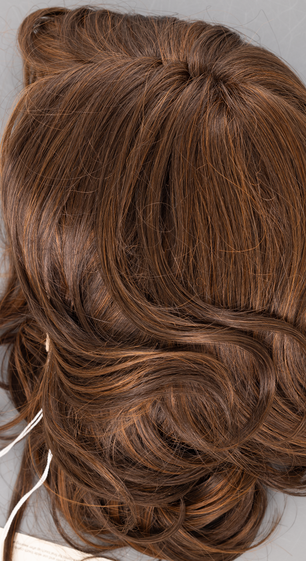 Ginger Brown  - Dark Chestnut Brown with Auburn Highlights