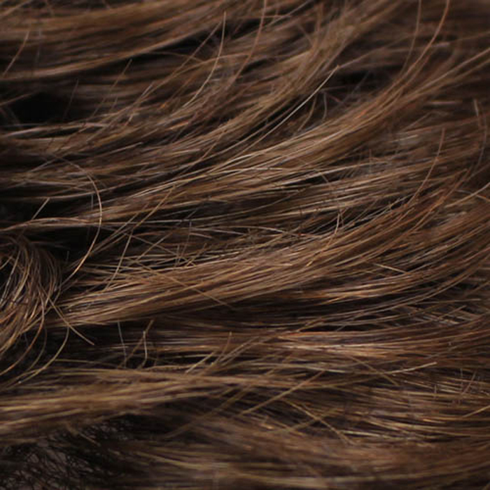  6/10T - Medium Chestnut Brown tipped w/ Medium Golden Brown