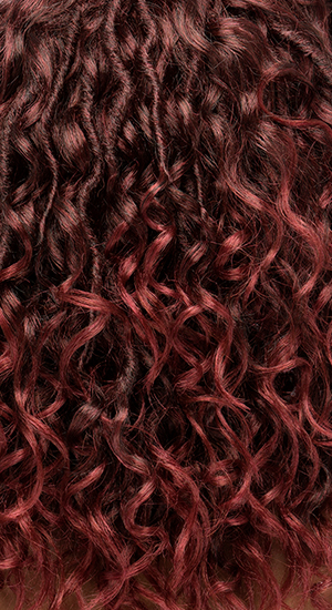 TP132/1B - Light Burgundy with Off Black Roots