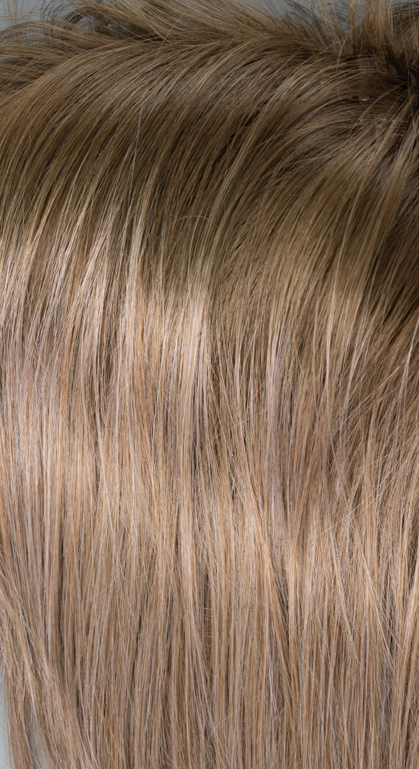 Milk Tea LR - Milky Beige Blond with a Long Light Brown Root (+$7.00)