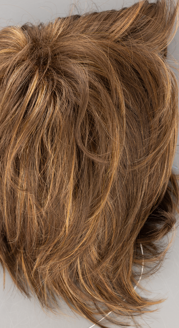  R8/10/27/20 Golden Brown & Medium Ash Brown with Auburn & Blond Highlights