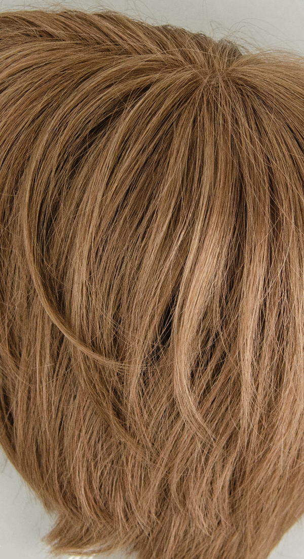 Golden Brown - Medium Light Golden Brown with no highlights or Dark Roots