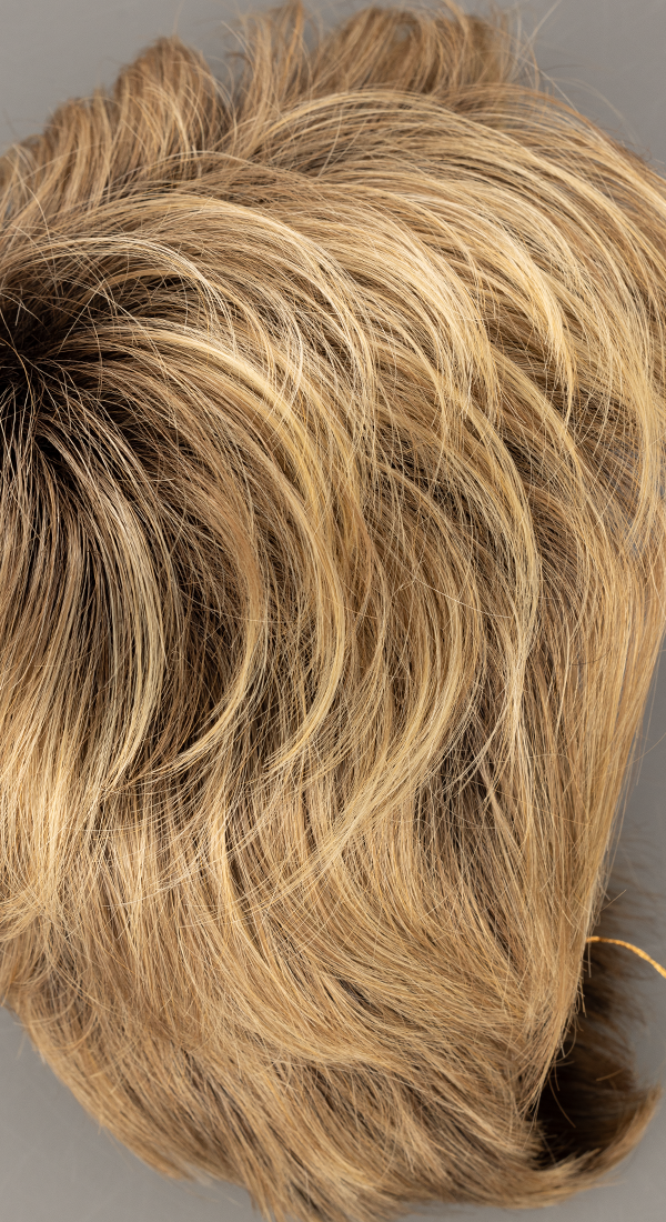 Sahara Blonde - Dark and Medium Blonde blended with Light Golden Blonde with Dark Roots