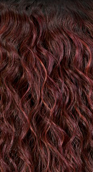 STT1B/935 - Burgundy and Orange Mix with Off Black Roots (1B)