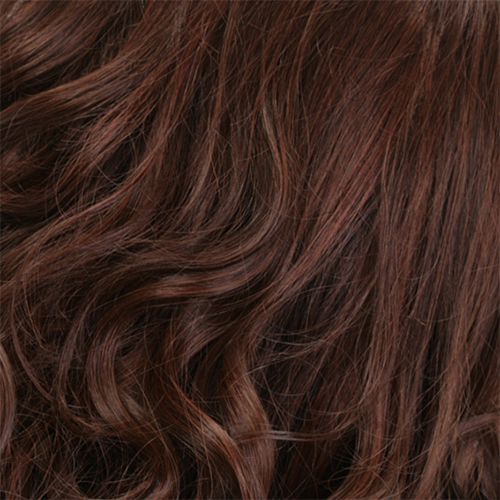  R4/33H - Darkest Brown Blended with Auburn Highlights