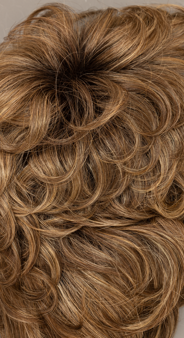 SS 8/25 - Golden Walnut - Chestnut Brown blended with Strawberry Blond with Darkest Brown Roots (+$3.00)