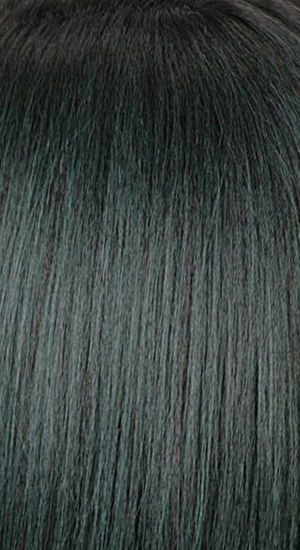 STT1B/GR2 - 50% Dark Green and 50% Dark Brown (2) with Off Black Roots (1B)